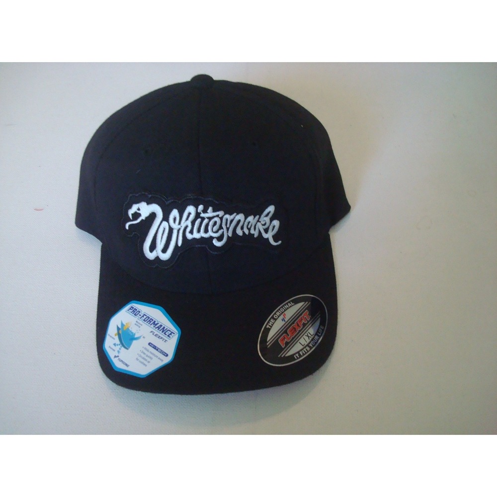 WHITESNAKE FITTED BEACH GOLF SPBACK  00S Y2K  HAT CAP VINTAGE  C5